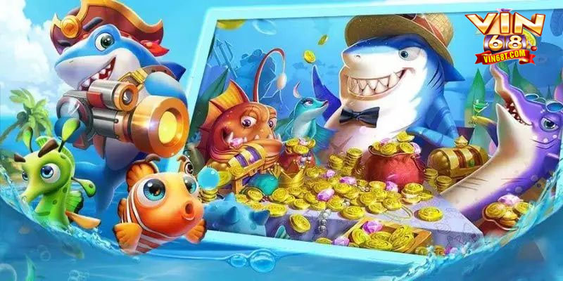 Bắn Cá Thần Tài Vin68 – Thế Giới Đại Dương, Cơ Hội Trúng Lớn Bắn Cá Thần Tài – Hành Trình Săn Kho Báu Giữa Biển Vàng